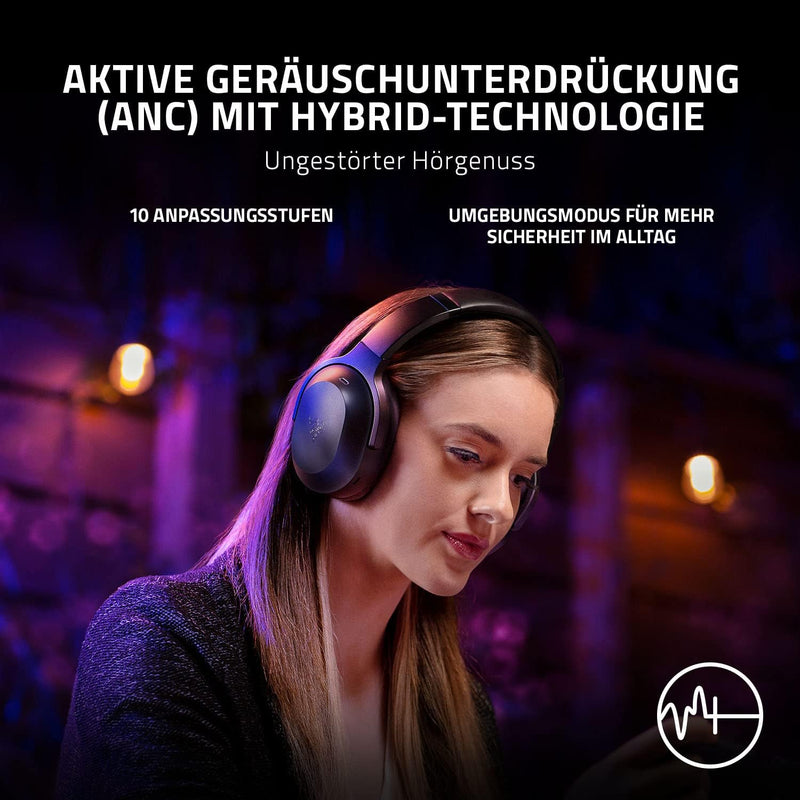 Razer Barracuda Pro - Kabelloses Gaming-Headset mit Hybrid ANC (Hybrid ANC, THX Achromatic Audio Amp