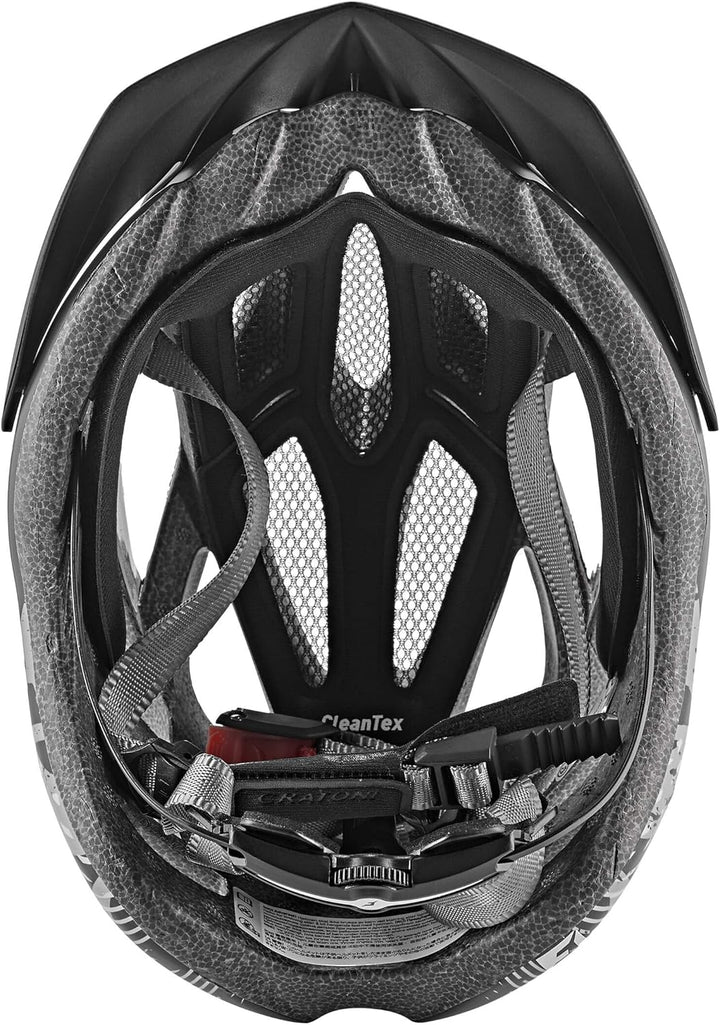 Cratoni Unisex – Erwachsene Pacer Fahrradhelm, Schwarz/Anthrazit Matt, S - M (54-58 cm)