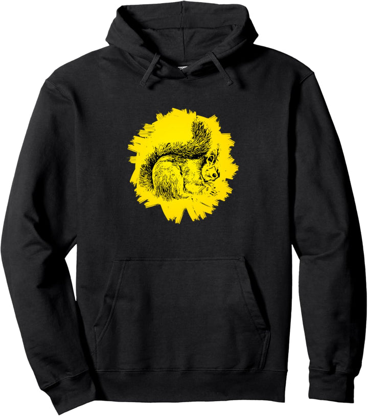Eichhörnchen Streifenhörnchen Motiv buntes Design Nagetiere Pullover Hoodie