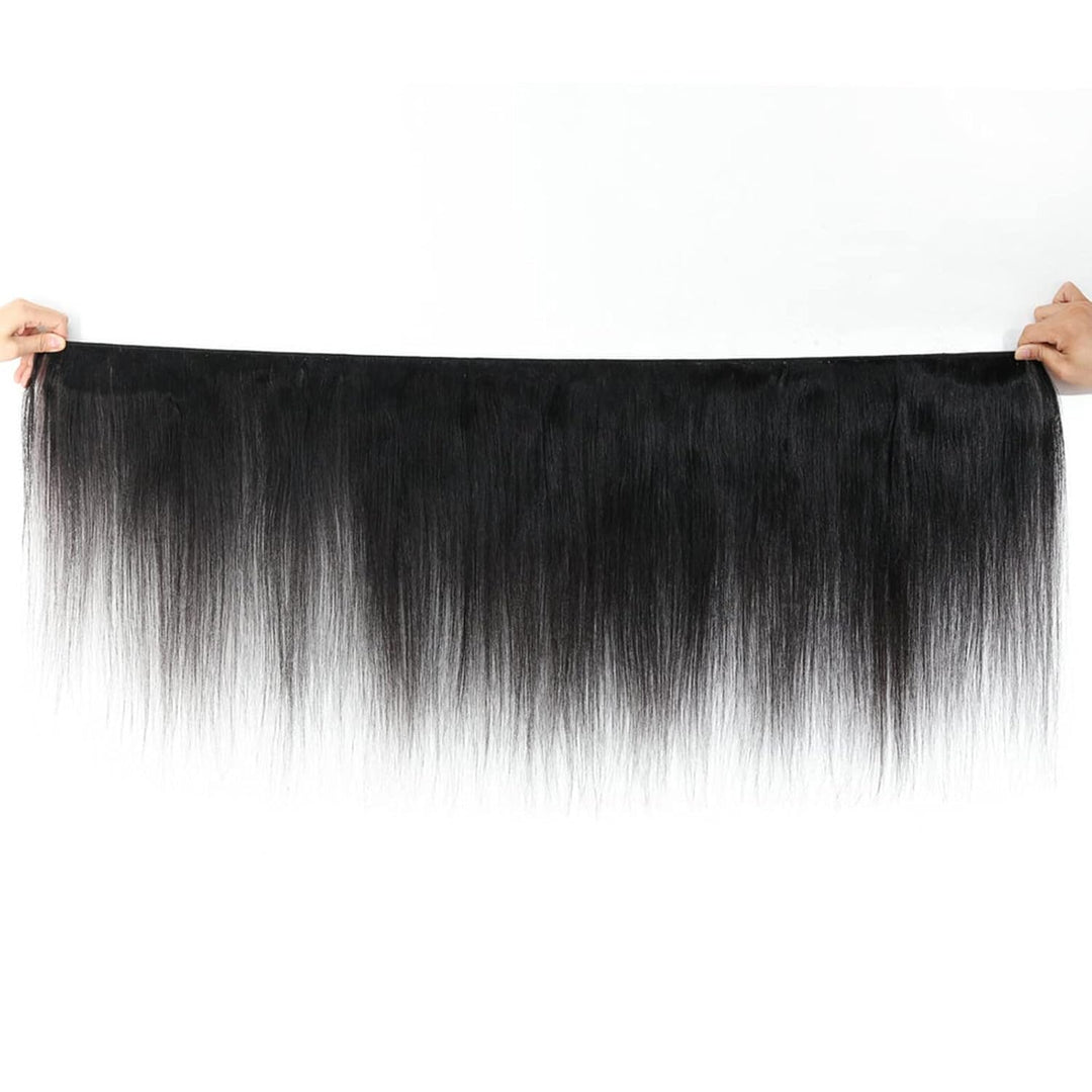 Straight Bundles Human Hair extension 100% Unprocessed Brazilian Virgin Human Hair Bundles Double We