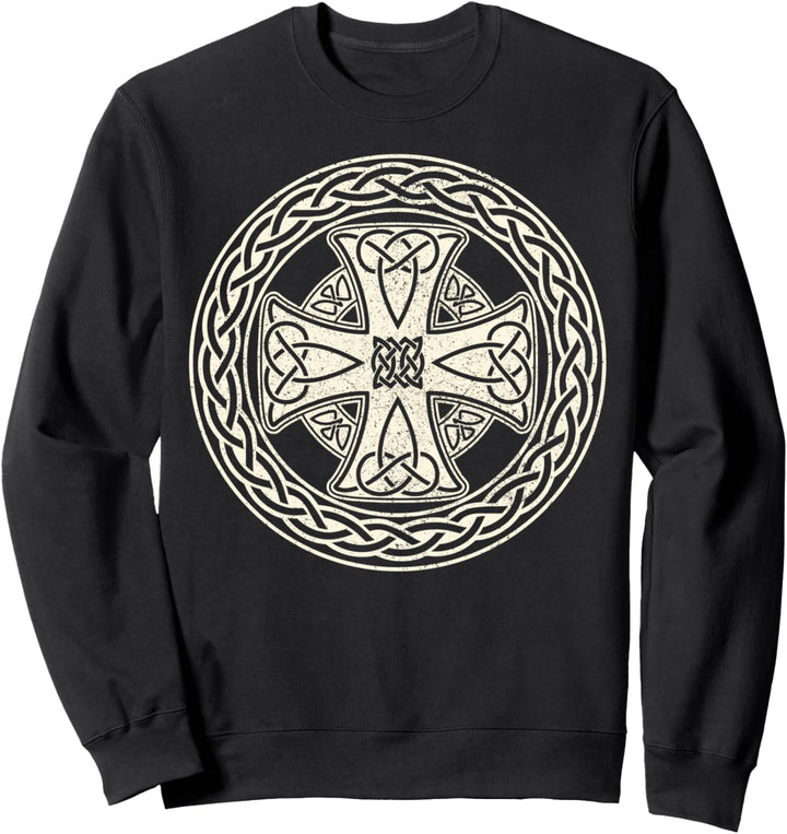 Gothic Keltisches Kreuz für Damen und Herren Sweatshirt