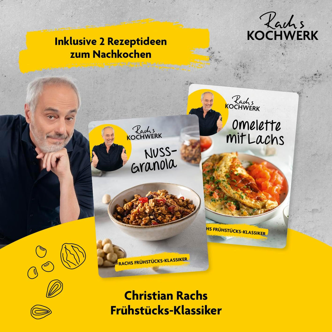 RACHS KOCHWERK Backpapier für Heissluftfritteuse 2er-Set | 4,5 Liter & 9 Liter | Backpapierschale an