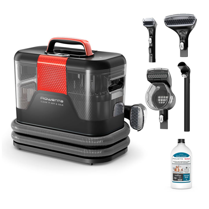 Rowenta Clean It IN7022F0 Hot & Cold Polster-Staubsauger, Flecken- und Teppichreiniger, Leistung 115