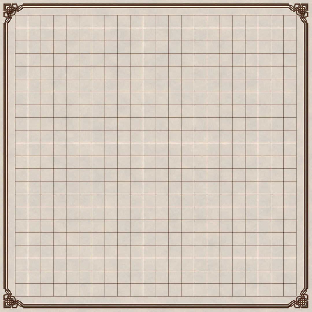 Battle Map Board - Grid & Hex | Wipe-Clean Brett für RPG & Dungeon & Game Masters | 24x24 Zoll