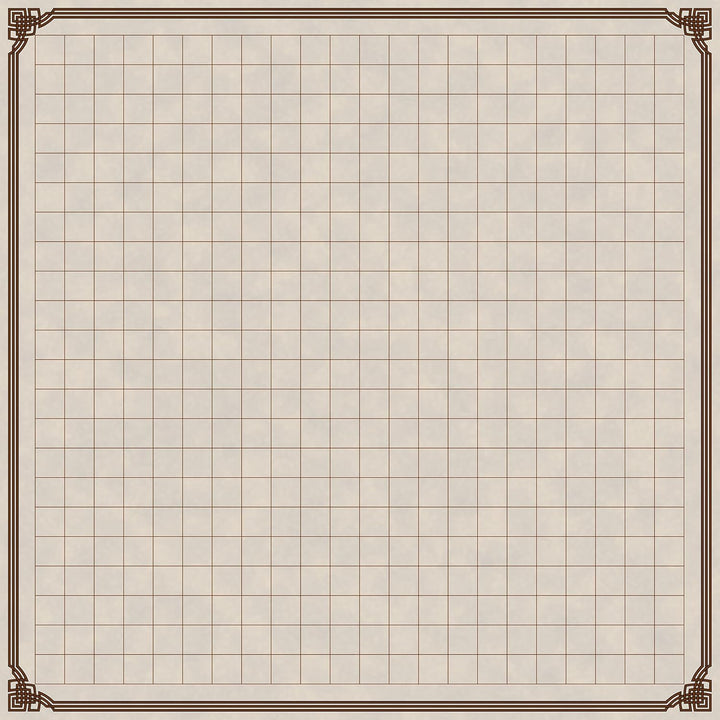 Battle Map Board - Grid & Hex | Wipe-Clean Brett für RPG & Dungeon & Game Masters | 24x24 Zoll