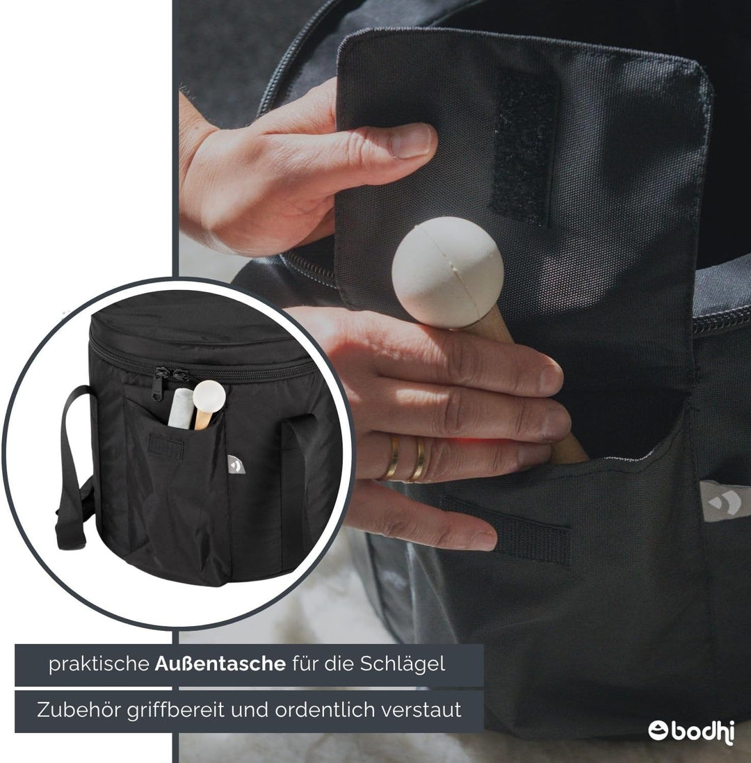 Bodhi Gepolsterte Tasche für Kristallklangschale Ø 30,5 cm | Extra Dicke Tragetasche für Quarzklangs