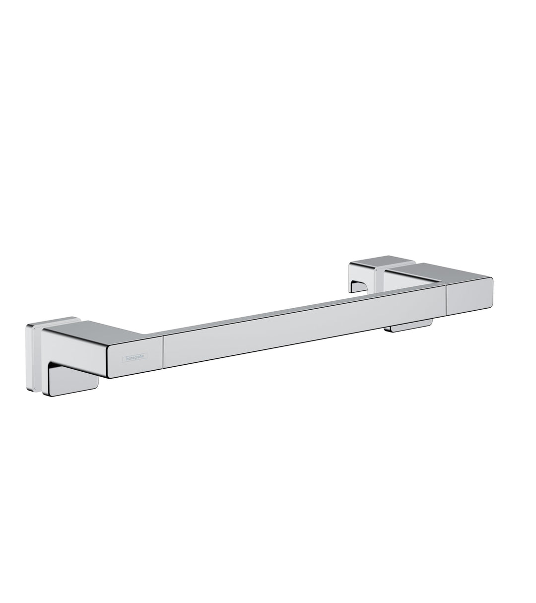 hansgrohe Duschtürgriff AddStoris, Badetuchhalter Chrom, Chrom