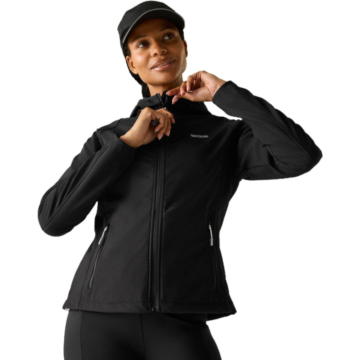 Regatta Womens Softshell Water Repellent Arec III Jacket 34 Schwarz, 34 Schwarz