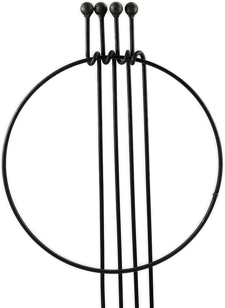 Hirsch Terracotta Staudenhalter OttO Kugel Höhe 120 cm Ø 50 cm flexibel, stabil, erweiterbar, Form R