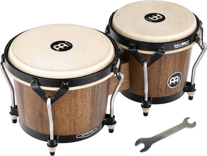 Meinl Percussion HTB100WB-M Wood Bongo-Set, Headliner Designer Series, Durchmesser 17,15 cm (6,75 zo