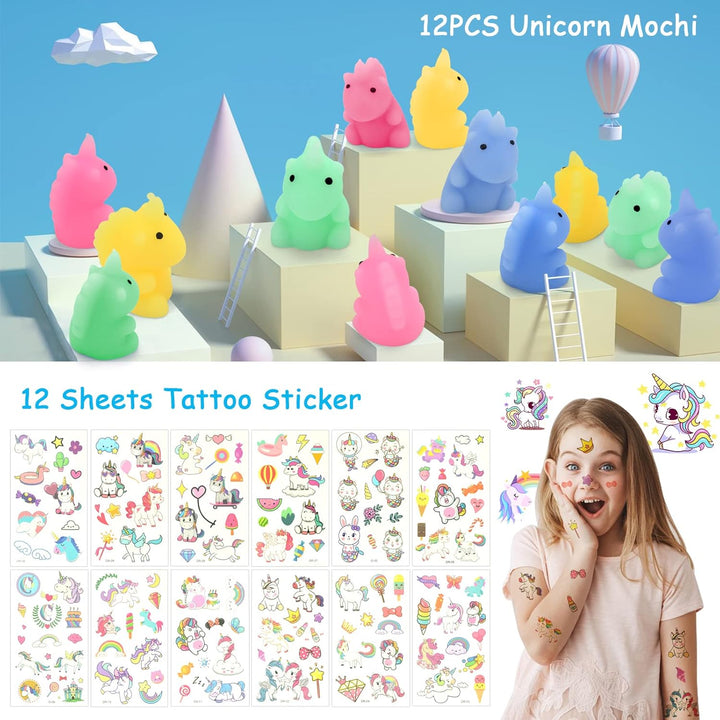 120 Stück Einhorn Mitgebsel Kindergeburtstag Mädchen - Einhorn Party Kindergeburtstag Gastgeschenke