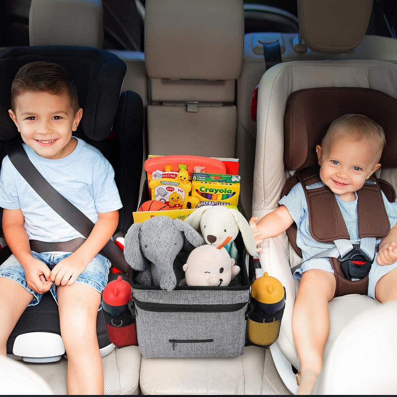 Auto Organizer für Vorne und Rücksitz, Beifahrersitz, Auto Organizer Kinder mit Mehrere Taschen Getr