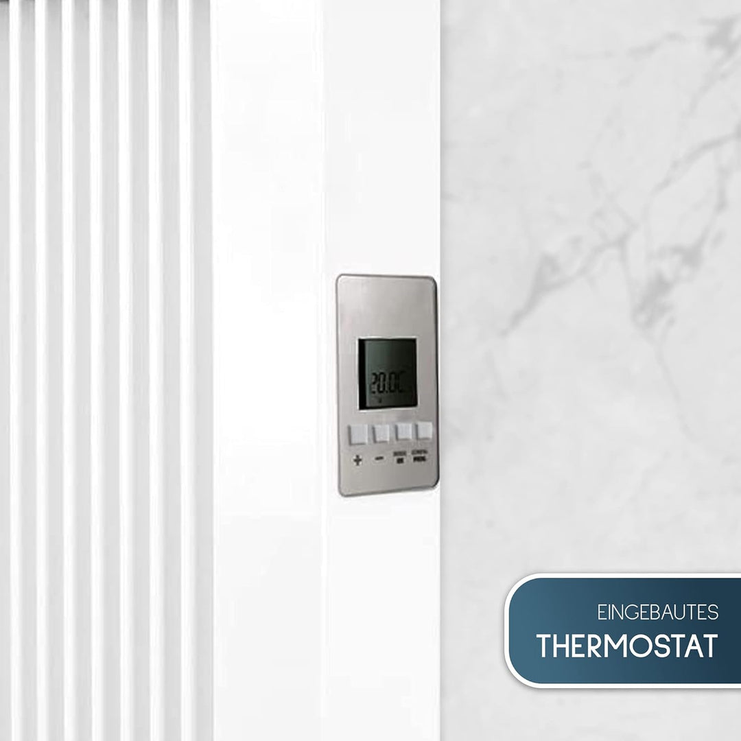 anapont Premium Elektroheizung mit W-Lan Appsteuerung - Elektroheizkörper mit Speicherstein Schamott
