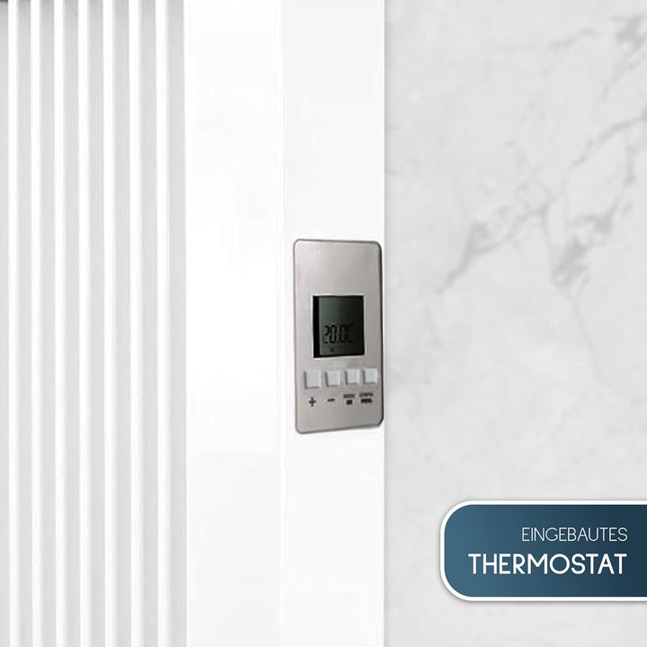 anapont Premium Elektroheizung mit W-Lan Appsteuerung - Elektroheizkörper mit Speicherstein Schamott