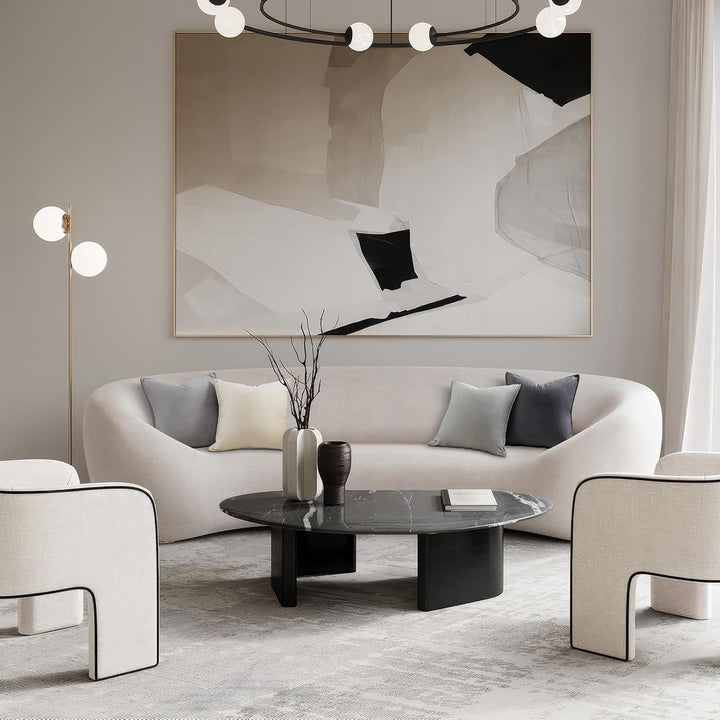 Topfinel Kissenbezug 50x50 Grau 4er Set Samt Kissenbezüge Kissenhülle Dekokissenbezug sofakissen dek