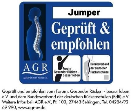 Togu Jumper - roter 2/3 Ball mit Trampolineffekt (Masse: 52 x 24 cm/Belastbarkeit: bis ca. 200 kg)