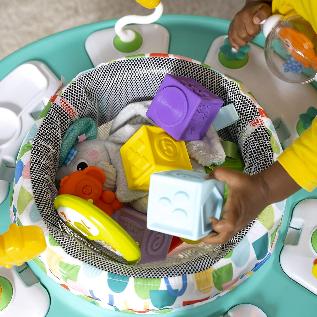Brights Starts, Bounce Bounce Baby 2 in 1 Spieltisch Aktivität Sitz - Playful Pond mit 7 interaktive