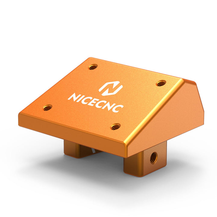 NICECNC Orange Aluminium GPS-Halterung Compatible with 390 Adventure 2020-2024, 390 Adventure 2020-2