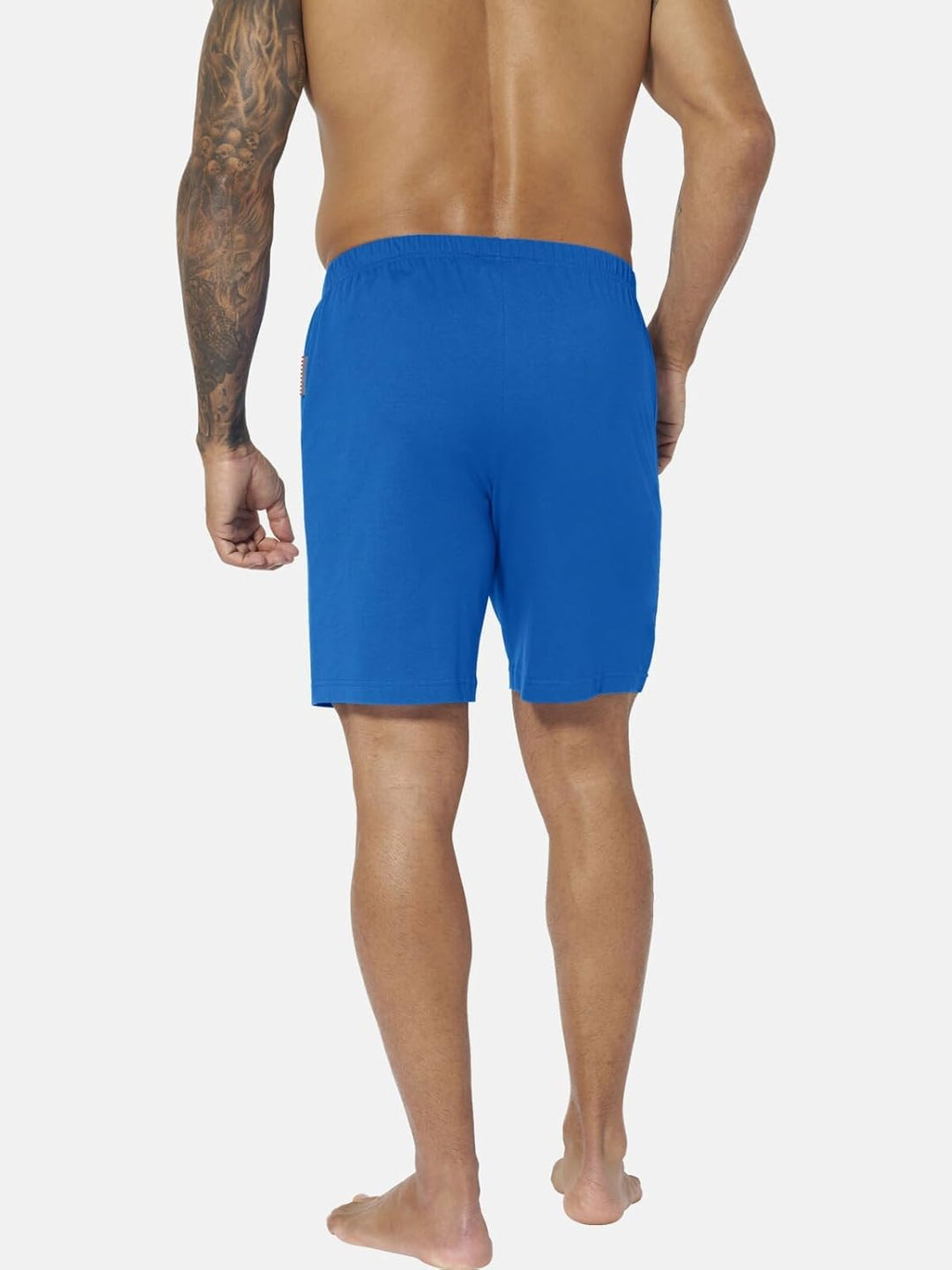 Jan Vanderstorm Herren Kurze Schlafhose Malvik Pyjama Shorty | Gummizug | reine Baumwolle | grosse G