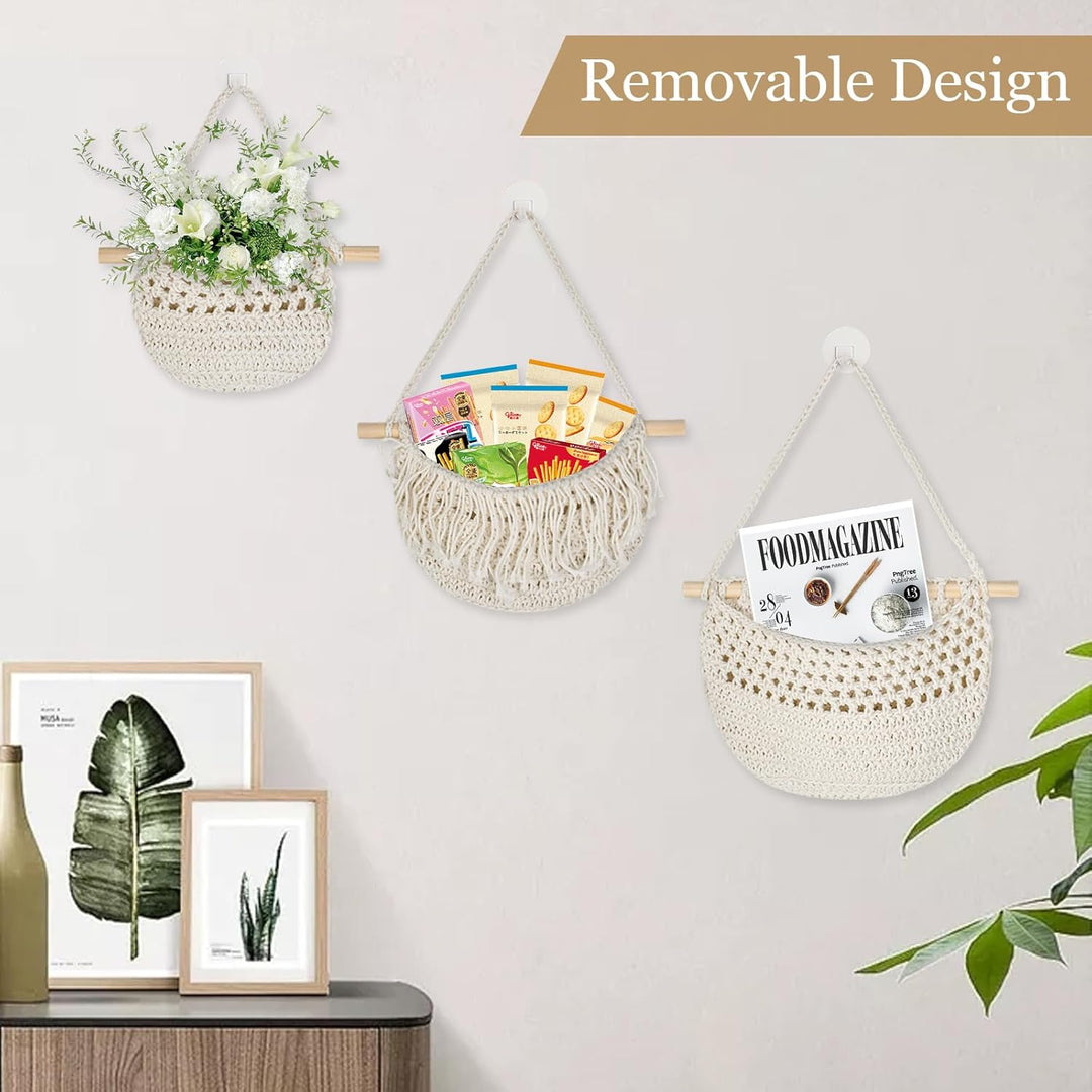 Dokeno Hängender Wandtasche Organizer, Wand Hängetasche Hängende Tasche Aufbewahrungstasche Hängeorg