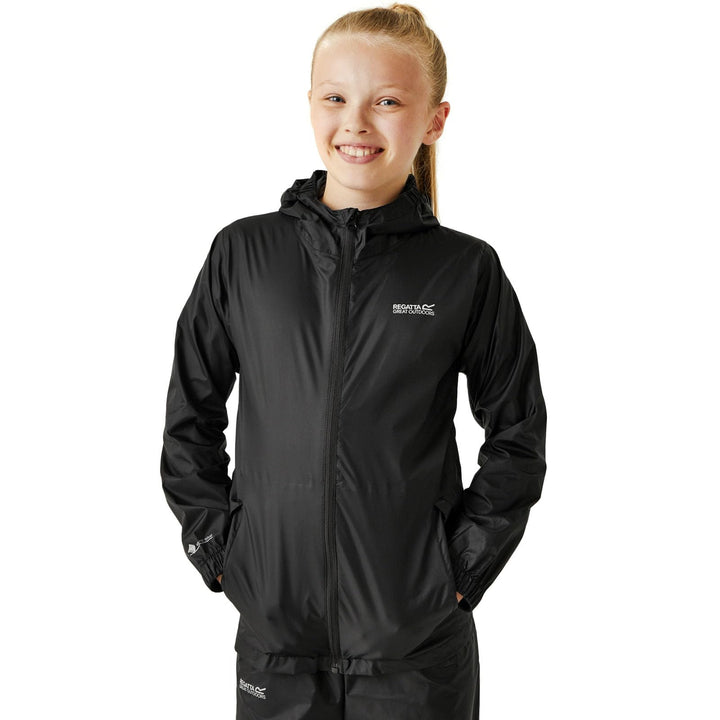 Regatta Unisex Kinder Kid Pack It Jacket III 13 Jahre Schwarz, 13 Jahre Schwarz