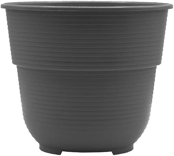 5er-Set Anzuchthaube mit Blumentopf 16 cm Durchmesser Anthrazit runder Anzuchttopf Anzuchthilfe Mini