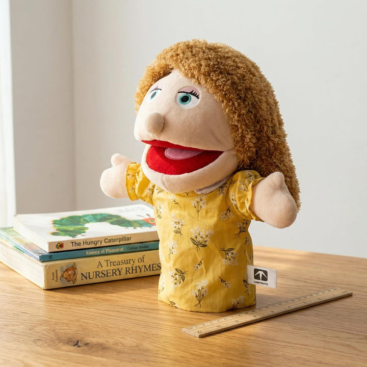 Familie Handpuppen für Kinder, beinhaltet Opa, Oma, Papa, Mama, Tochter, Sohn mit beweglichen offene