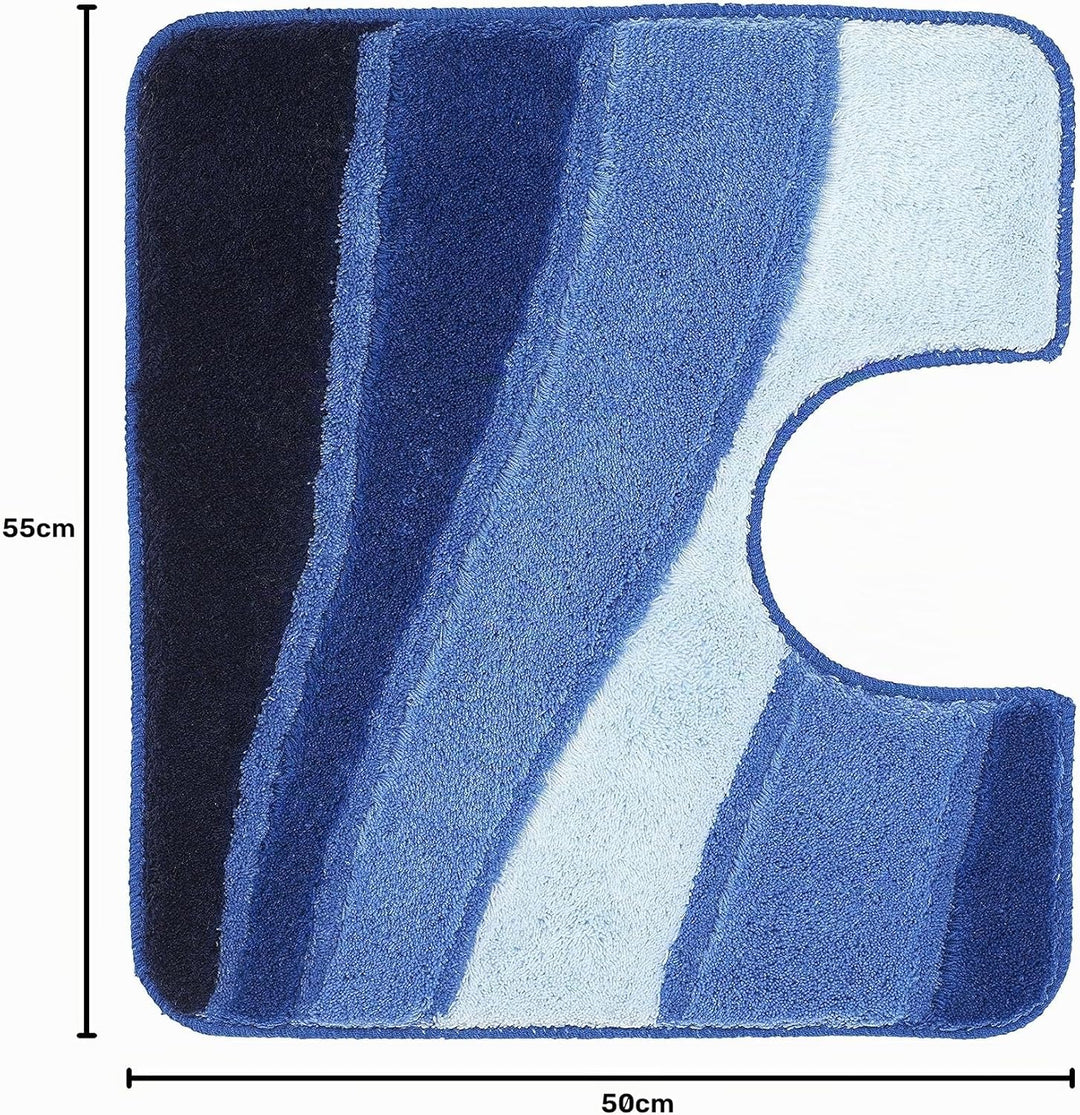 Meusch 2322799130 WC-Vorleger Ocean, 55 x 50 cm, royalblau 55 x 50 cm Royalblau, 55 x 50 cm Royalbla