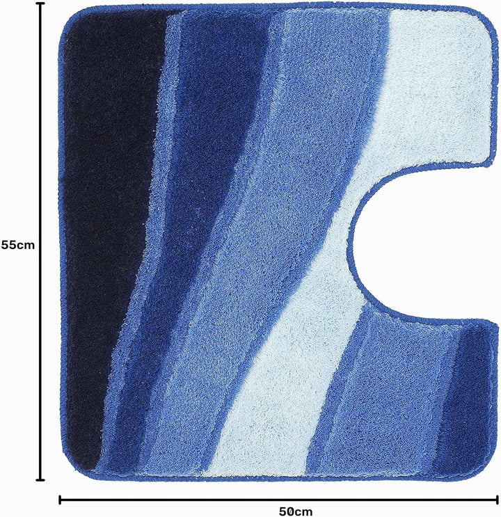 Meusch 2322799130 WC-Vorleger Ocean, 55 x 50 cm, royalblau 55 x 50 cm Royalblau, 55 x 50 cm Royalbla