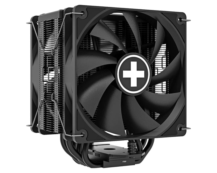Xilence M705D AMD und Intel CPU Kühler, 2x 120mm Black PWM Lüfter, 220W TDP, schwarz