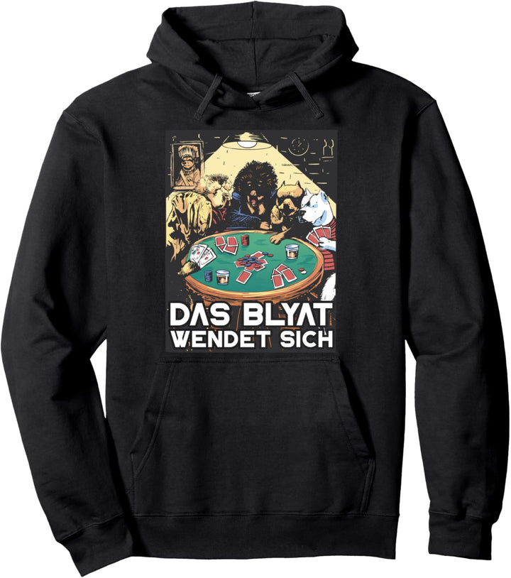 Das Blyat wendet sich Suka Russisch Poker Blatt Pullover Hoodie