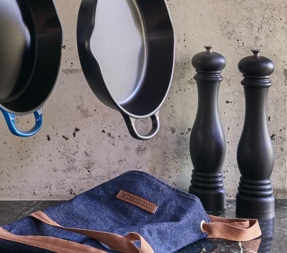 Le Creuset Classic Salzmühle, Gross, Robuster ABS-Kunststoff, Korrosionsbeständig, 518 g, Schwarz ma