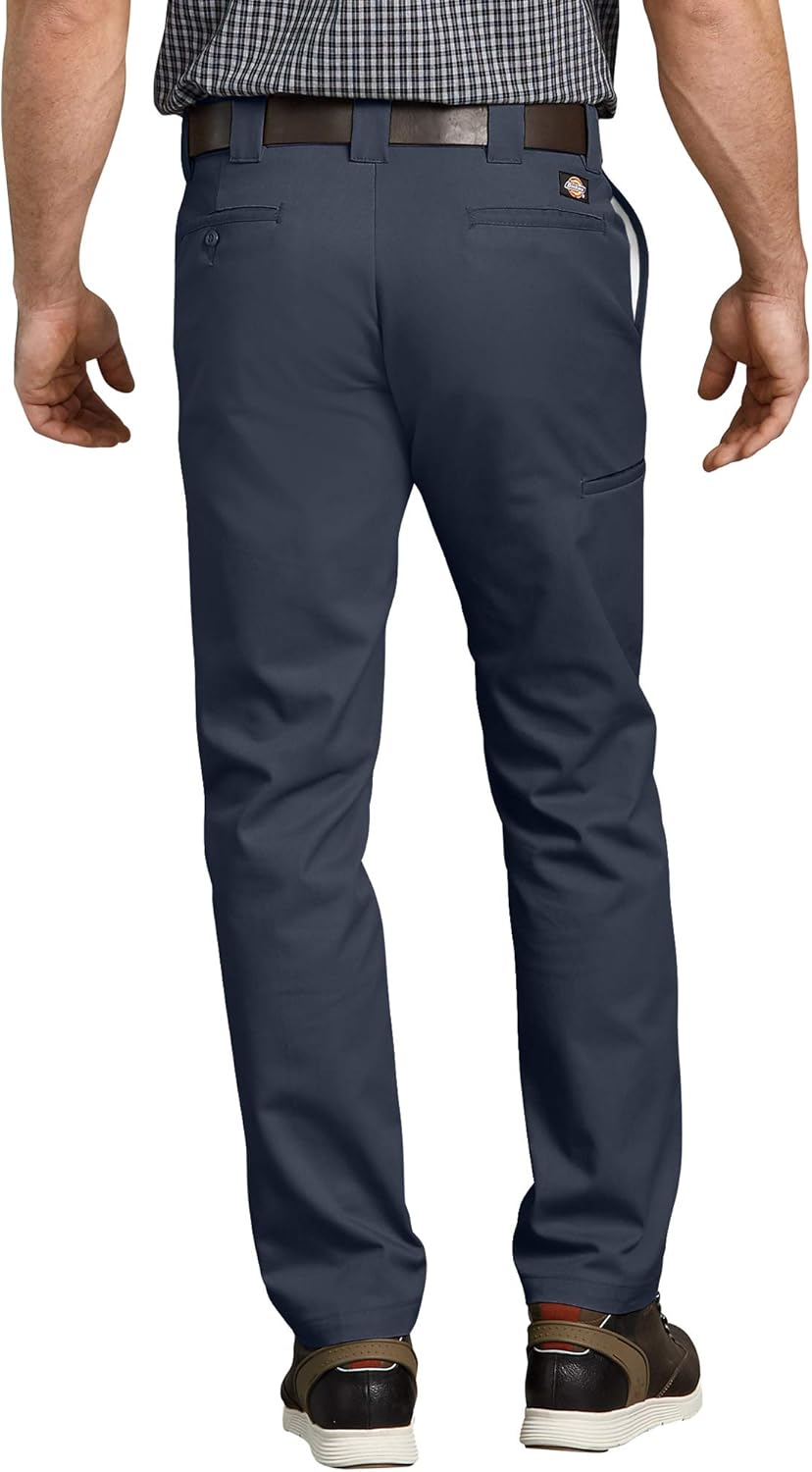 Dickies Herren Slim Taper Stretch Twill Arbeitshose 33W / 32L Dunkles Marineblau, 33W / 32L Dunkles