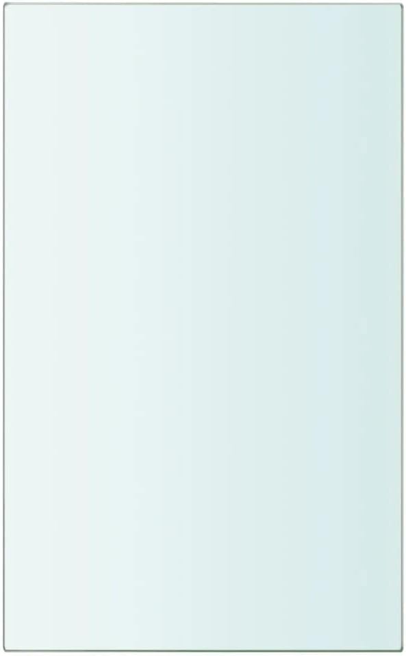 vidaXL 2X Regalboden Glas Glasboden Glasscheibe Glasplatte Regalbrett Ersatz Platte Glasscheibe für