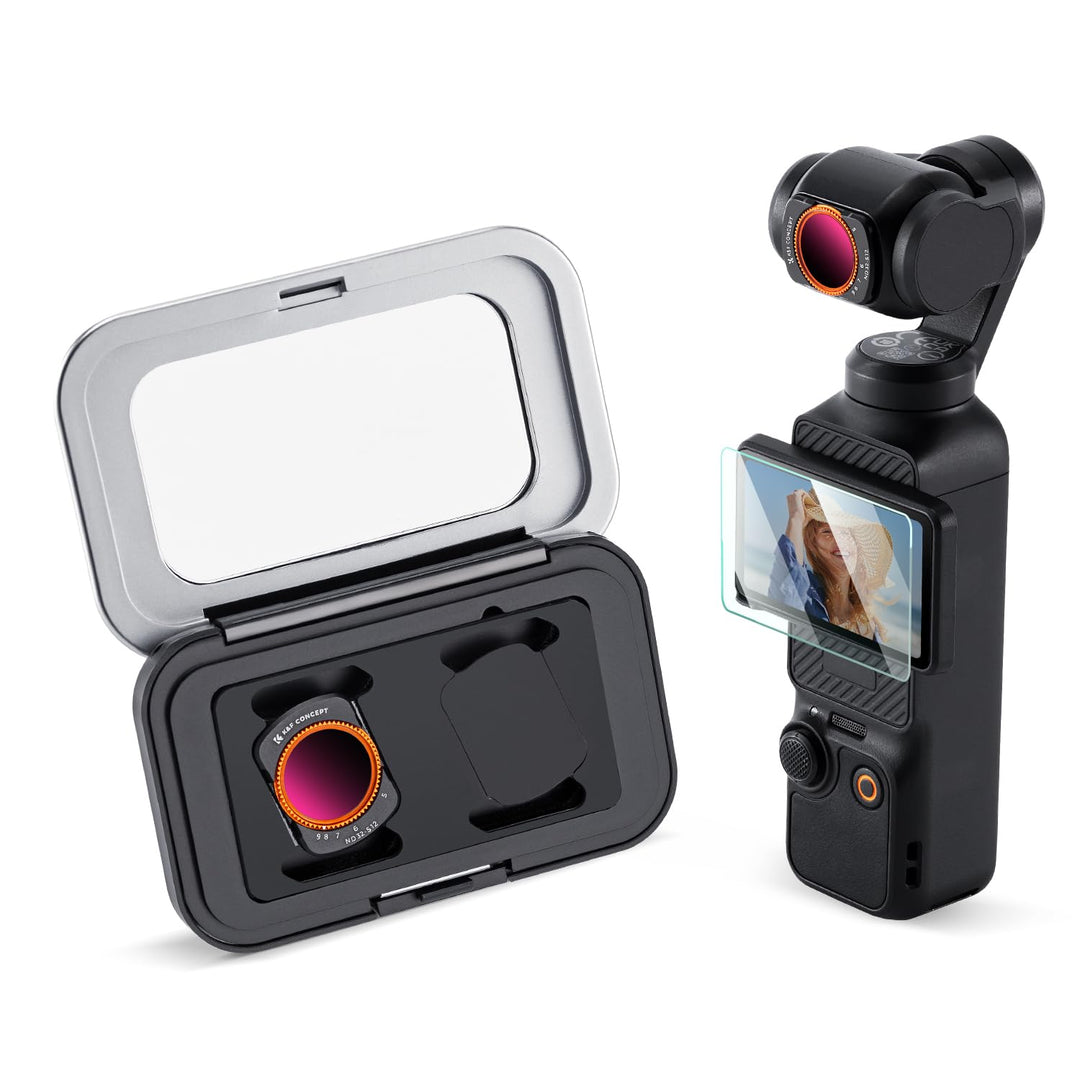K&F CONCEPT magnetisches ND Filter, kompatibel mit DJI Osmo Pocket 3, Variabler ND Filter ND32-ND512