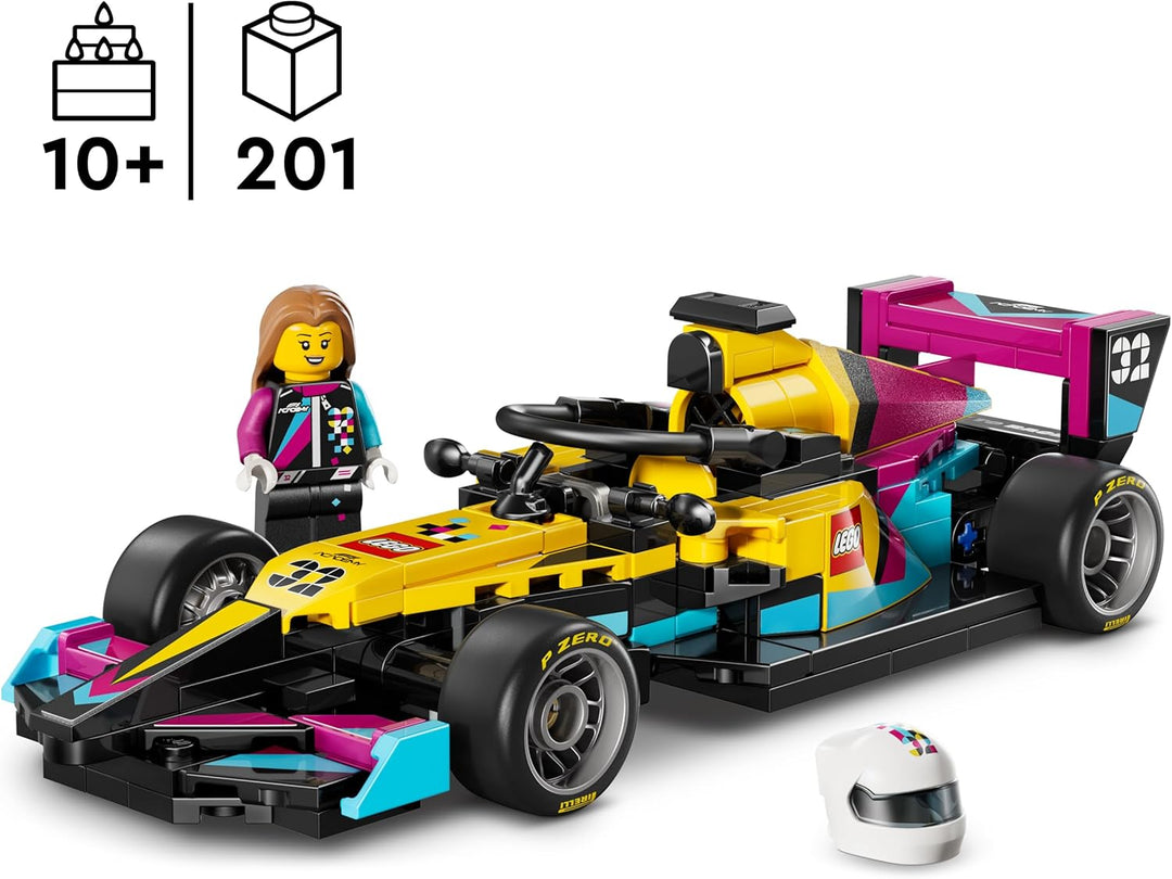 LEGO Speed Champions F1 Academy Rennwagen - Spielzeug Modellauto - Mit Formel 1 Rennfahrerin Minifig