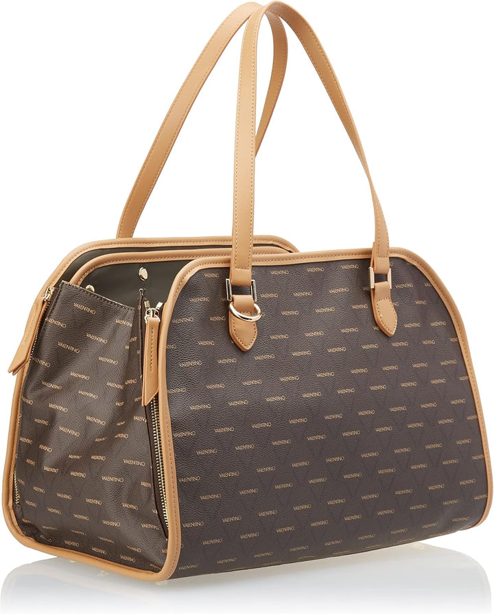 Valentino Unisex 6NO-Burger Rucksack Herren, Cuoio/Mehrfarbig