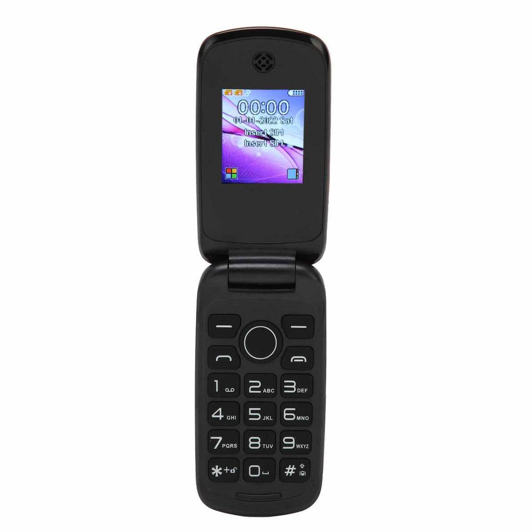 Klapptelefon für Senioren, Entsperrt, 3G LTE Dual SIM, Grosse Tasten mit Lautsprecher, Grosse Tasten