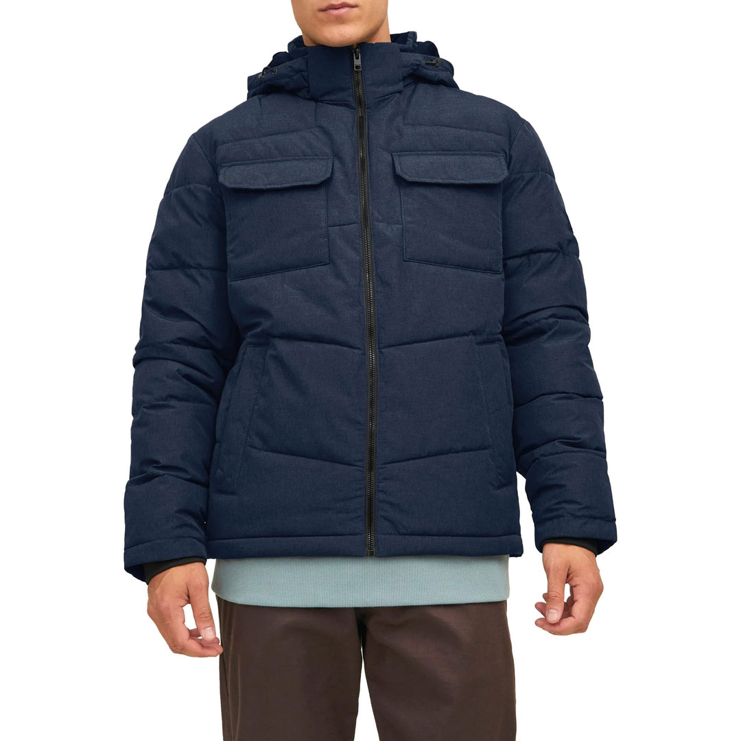 JACK & JONES Brady Puffer Coat M Navy Blazer, M Navy Blazer