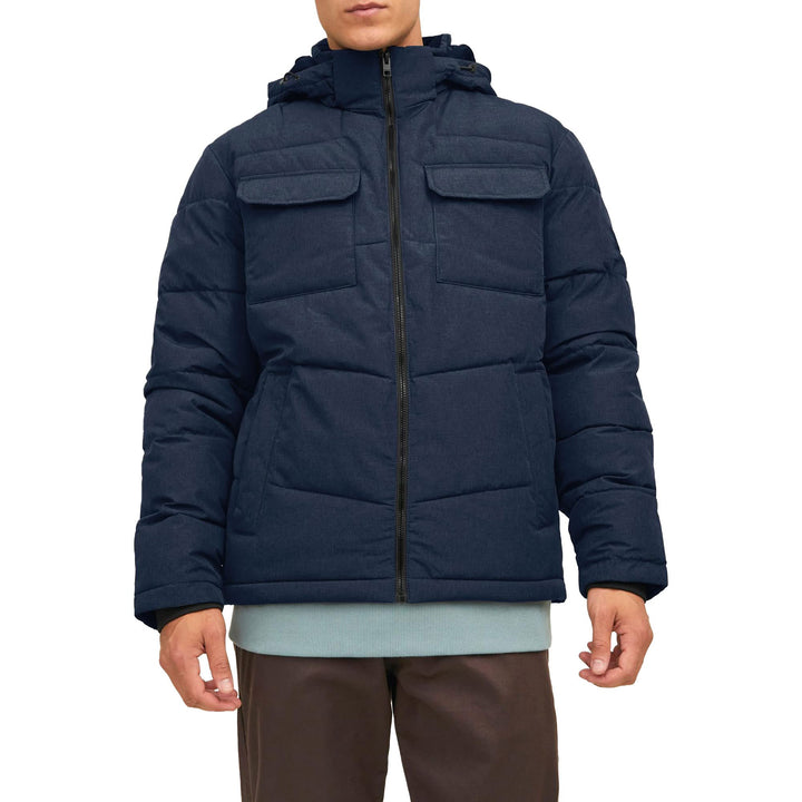 JACK & JONES Brady Puffer Coat M Navy Blazer, M Navy Blazer