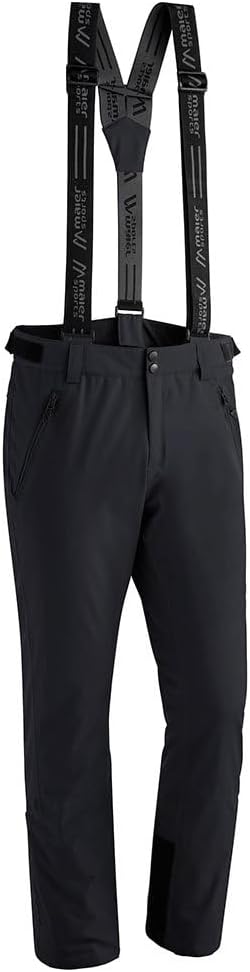 Maier Sports Herren Hose Anton Slim 54 Schwarz, 54 Schwarz