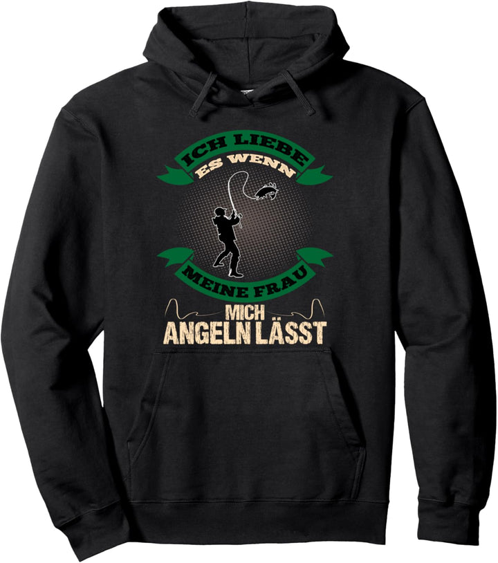 Angeln Angler Fischer Fische Raubfisch Friedfisch Karpfen Pullover Hoodie
