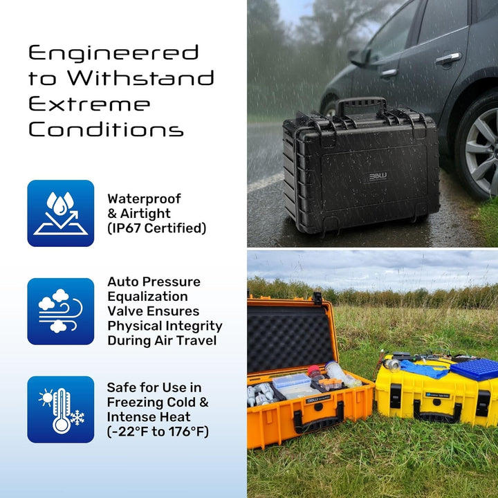 B&W Werkzeugkoffer JET 5000, 117.17/P (Lieferung erfolgt ohne Werkzeug), tool.case PP.191.P Schwarz