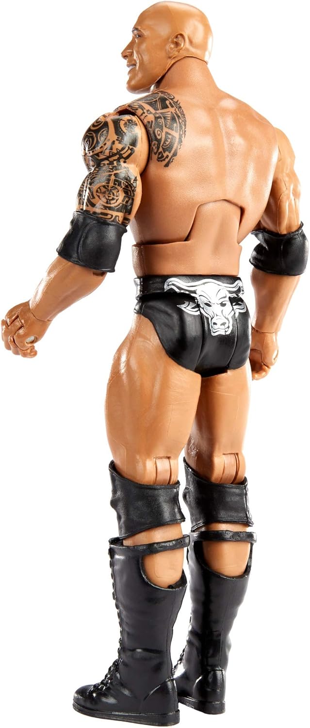WWE GVJ35 - Wrekkin' The Rock Actionfigur, 15,24 cm, beweglich, zum Sammeln und als Geschenk, für Ki