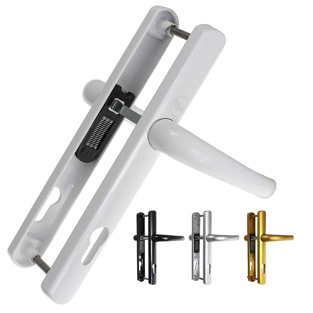 Yale P-Y2G-SSLL-WH Superior-Türgriff, Standardsicherheit, Befestigungslochabstand, für PVC-Türen, we