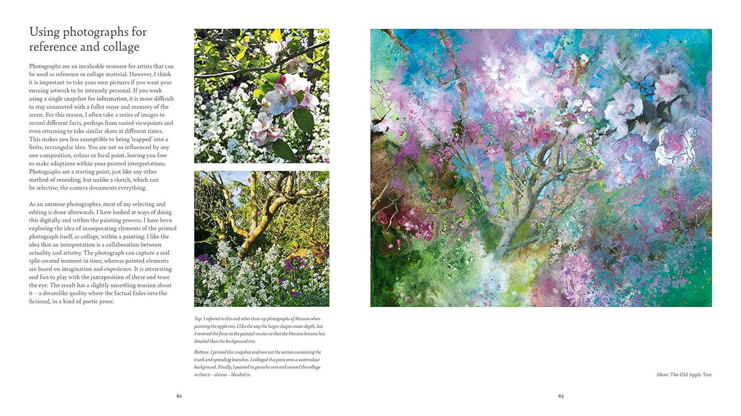 Poetic Woods: Experimental Watercolour and Collage, Gebundenes Buch