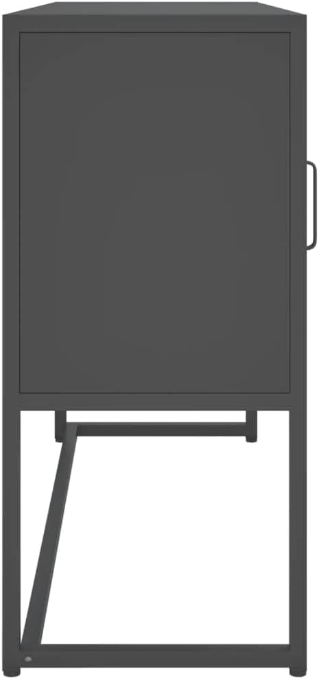vidaXL Sideboard 3 Türen Kommode Anrichte Beistellschrank Schrank Mehrzweckschrank Standschrank Stah