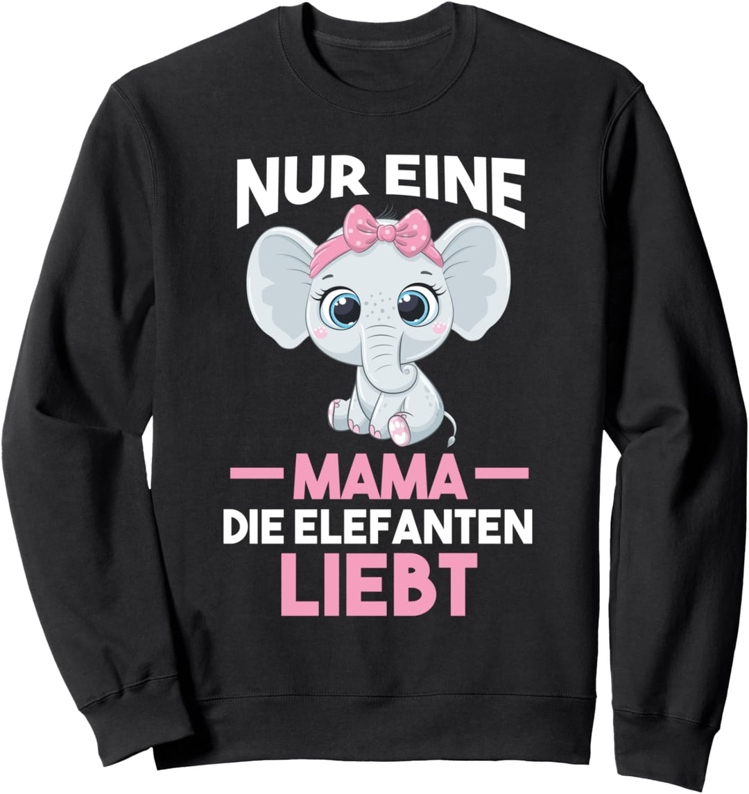 Mama Mutter Muttertag Elefantmama Elefant Sweatshirt
