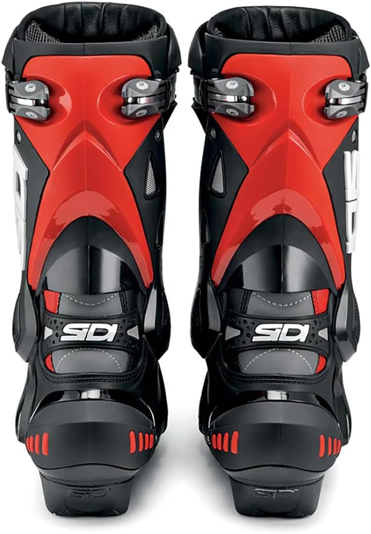 Sidi ST Motorradstiefel Schwarz Rot 41 EU, Schwarz Rot 41 EU