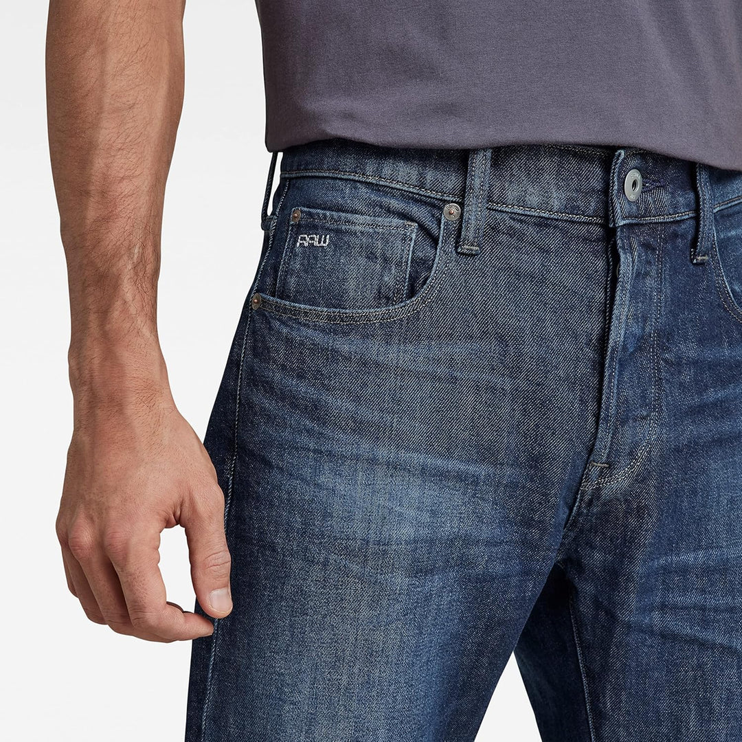 G-Star Herren 3301 Slim Style Jeans 33W / 32L Blau (Worn in Ocean Reef Restored), 33W / 32L Blau (Wo